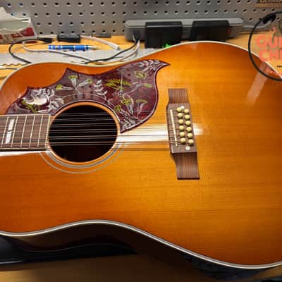 2008 Gibson Custom Shop Hummingbird 12-String Heritage Cherry Sunburst w/ OHSC image 9