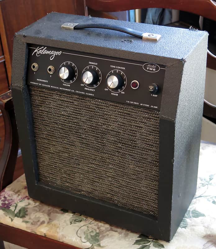 Kalamazoo Model 2 Black with Tremolo image 1