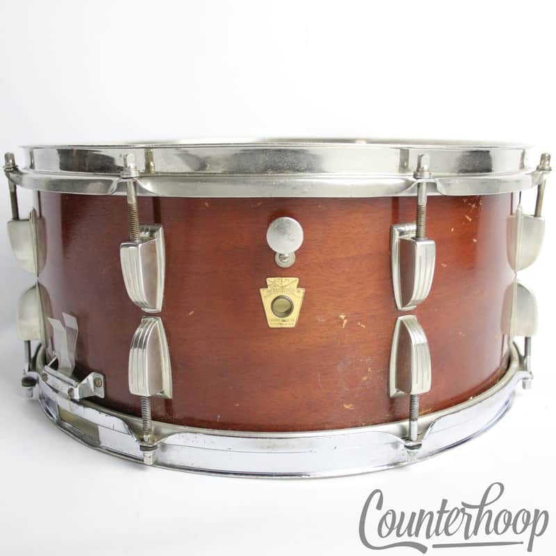 *Ludwig 15x6.5"Uncatalogued Symphonic Snare Drum 3Ply Vintage 60s Brass NOB/COB* image 1