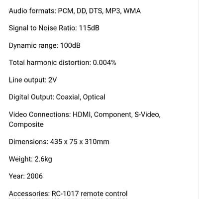 DENON AVR-1907/DVD-757 w/remote fully functional - refurbished image 19