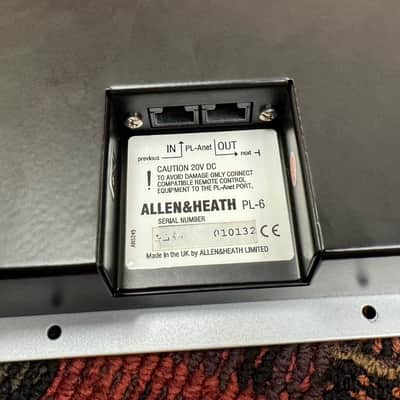 Allen & Heath PL-6 Remote Mix Controller 2010's Grey image 3