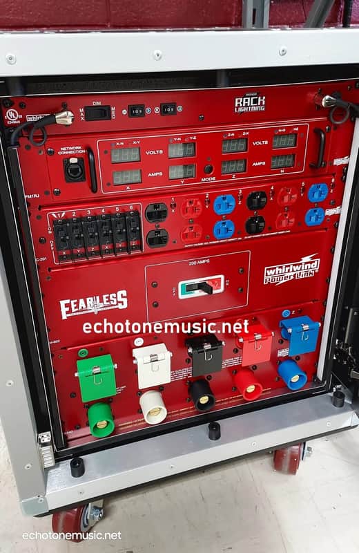 Whirlwind PLD 200A Power Distro Extra Powercon & Duplex Outputs UL Approved image 1