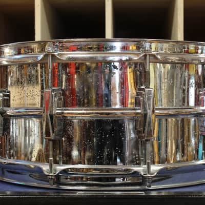 1960s Ludwig LM402 6.5x14 Supraphonic Snare Drum image 3