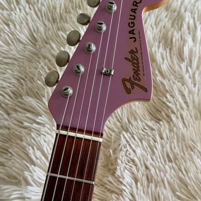 1965 Fender Jaguar Burgundy Mist Electric Guitar image 9