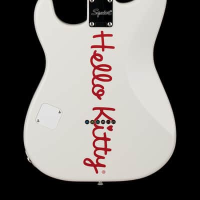 Squier Fender x Hello Kitty White Stratocaster image 2