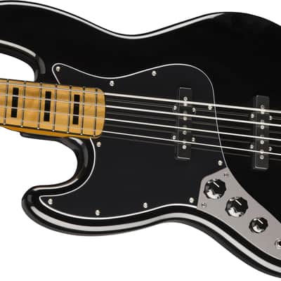 Squier Classic Vibe '70s Jazz Bass Lefty LH Maple FB Black image 4