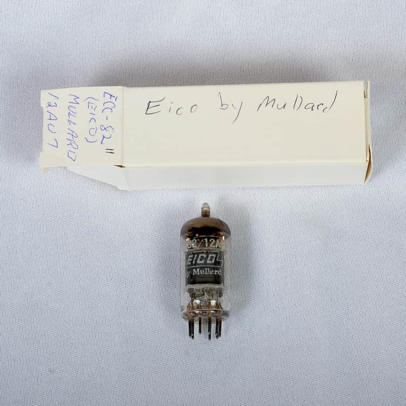 Eico by Mullard ECC82 / 12AU7 Preamp Tube – Vintage UK – Tested Strong image 1