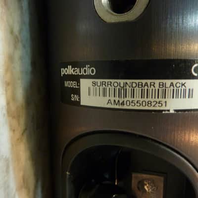 Polk Audio Surroundbar Black AM4055 Sound Bar Speaker image 6