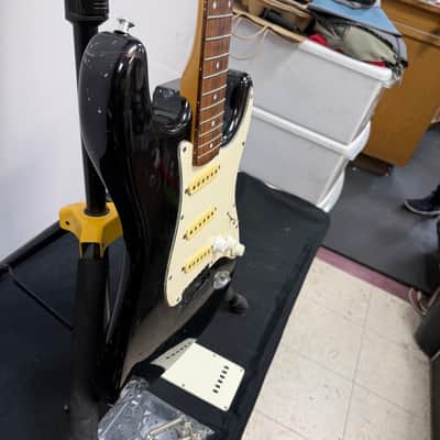 Vintage Squier Strat Stratocaster Electric Guitar Made in Korea For Parts or Repair 1987 image 14
