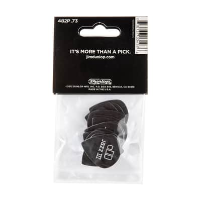 Dunlop 482P Pitch Black Jazz III .73 image 2