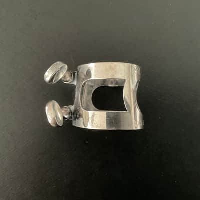 SELMER CLARINET LIGATURE SELMER LIGATURE FOR CLARINET Undetermined. VINTAGE - Silver Plated image 3