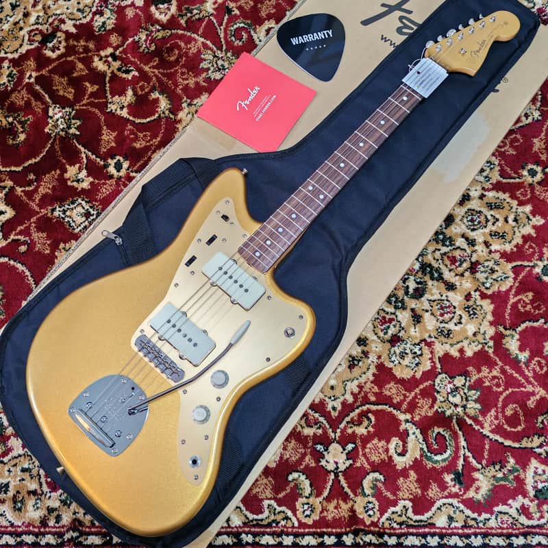 *NEW IN BOX* 2025 Fender Japan - Limited Edition - ISHIBASHI FSR Jazzmaster Traditional 60s Mystic Aztec Gold MH Matching Headstock - MIJ JD25