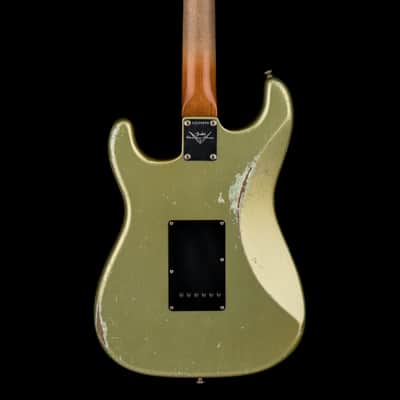 Fender Custom Shop Levi Perry Masterbuilt Empire 67 Stratocaster Relic - Super Aged Sage Green Metallic #78899 image 4