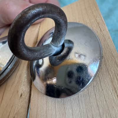 Ludwig Two Vintage Marching Bass Drum Eyelet Bracket Mount Part Lot C 70s - Various image 13