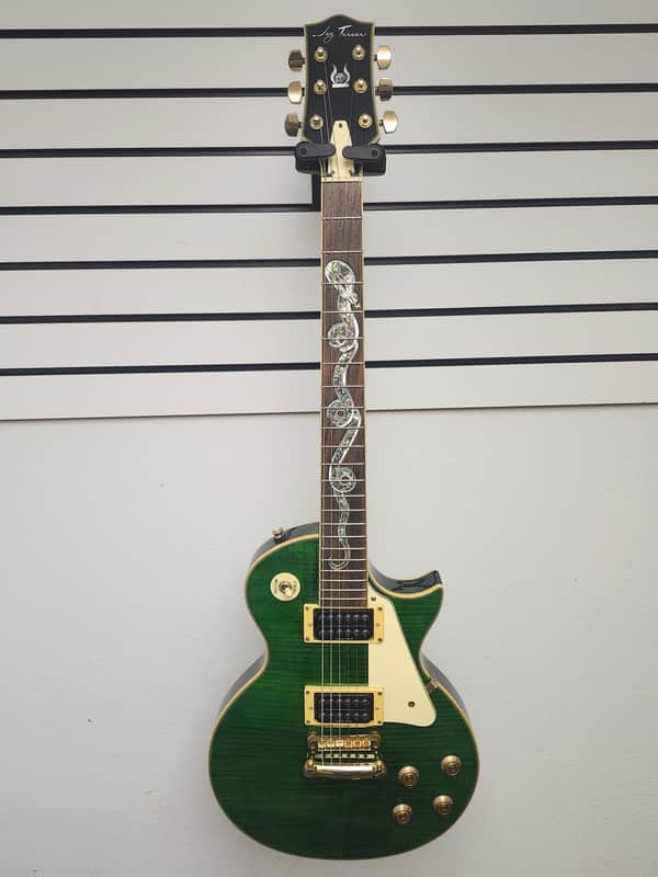 Jay Turser JT 220 Serpent Emerald Green Electric Guitar image 1