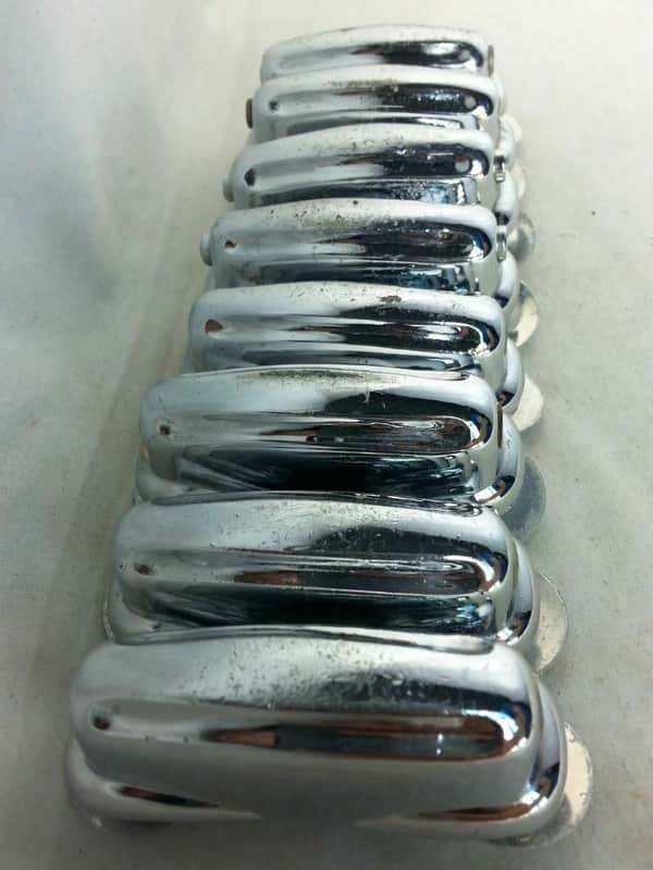 *Slingerland 8x Sound King Snare Drum Lugs Chrome Alum-Washer Radio King 50s VG* image 1