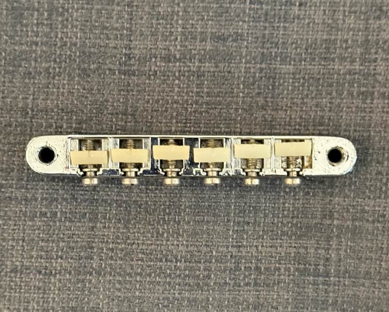 Gibson ABR-1 tune-o-matic guitar bridge 1965 Chrome SG, 335