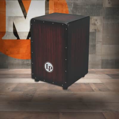 Latin Percussion LP Aspire Accent Cajon - Dark Wood Streak (LPA1332-DWS) image 1