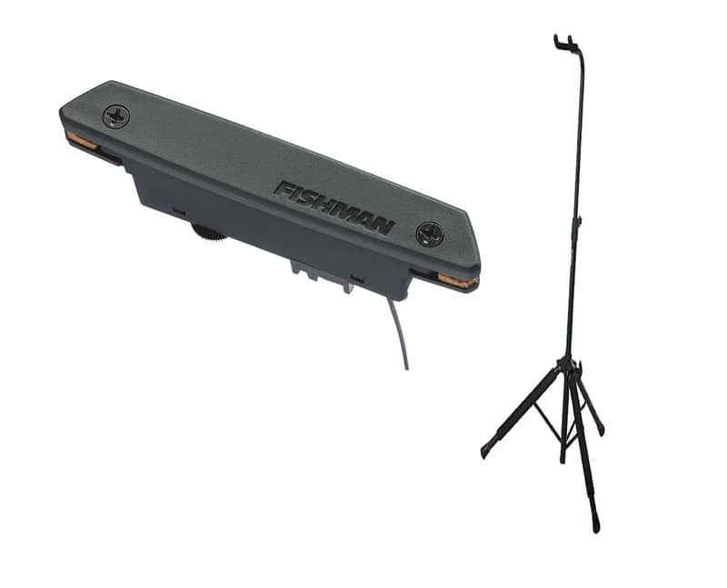 Fishman Rare Earth Bajo Quinto Soundhole Pickup + Gator Hanging Guitar Stand image 1