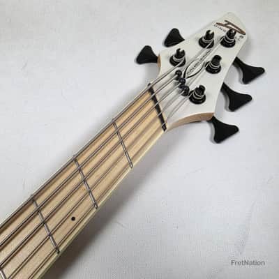 Dingwall NG3 5-String Ducati White Fanned Fret Multi-Scale - 9.06lbs #21063 image 16
