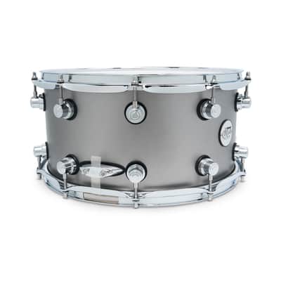 DW Drum Workshop Design Series 7x14" Limited Snare, Titanium Satin Lacquer image 2