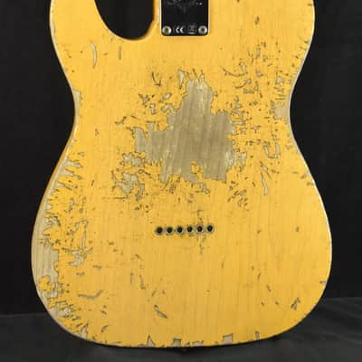 Mint Fender 1954 Telecaster Super Heavy Relic Super Faded Aged Nocaster Blonde 1-Piece Rift Sawn Maple Neck Fingerboard image 9
