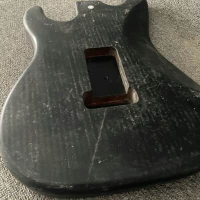 Black Basswood DIY Project Guitar Strat Style Body image 4