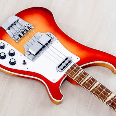 1965 Rickenbacker 4001 Vintage Neck Through Bass Fireglo w/ Case image 9