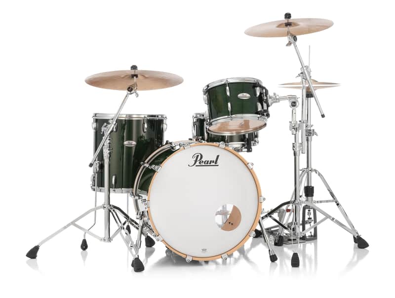Pearl PMX Professional Series 3-Piece Drum Shell Pack - 22x16 Bass, 16x16 Tom, 12x8 Tom - Emerald Mist image 1