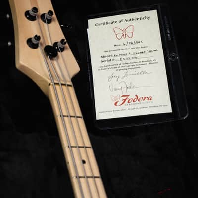 Fodera Emperor 4 Standard Special Figured Redwood 2025 (8.65 Lbs.) image 10
