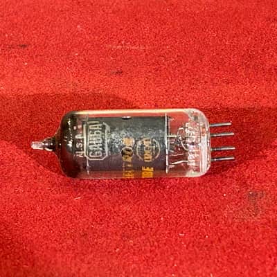 RCA Vintage Single 6AU6 Preamp/Amplifier Vacuum Tube 1960s - Clear Glass / Red Letter image 4
