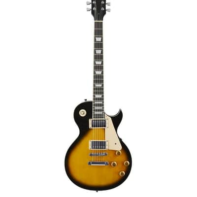 Austin Tobacco Burst Single Cut DBL Hum-bucker AS6PROTS Classic Archtop Set-Neck, Super 6-Pro Sun-burst Austin AS6PROTS 2025 - Tobacco Sun Burst image 3