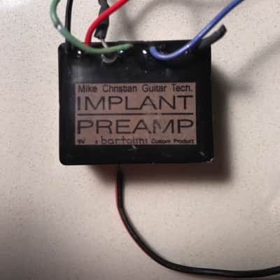 Bartolini Mike Christian Implant Preamp 1999 Piezo Dual Buffer image 1