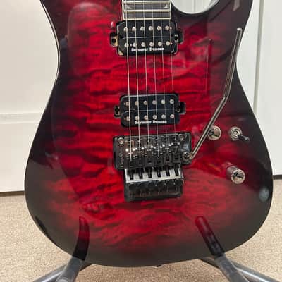 Jackson Pro Series SL2Q MAH Soloist Electric Guitar - Transparent Magenta Burst image 2