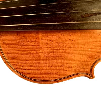 Vintage 4/4 Violin Outfit – Beautiful Flamed Maple Back – Old European Labeled Violin with Bow & Case – Warm Resonant Tone (Video) image 11
