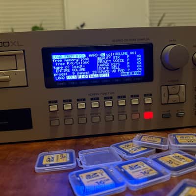 Akai CD3000XL MIDI Stereo Digital Sampler w 32MB RAM, ZuluSCSI 2026, 10X SD Analog & Digital Sound Library, New PSU, New LCD, New EPROM w OSv2.0, NOS CD-ROM w CD-R Library, Original English & Japanese Manuals  (1997) image 17
