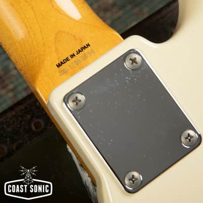 2010 Fender '62 Reissue Jazz Bass JB62 Made in Japan - Vintage White image 13