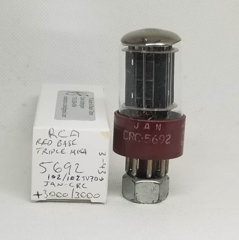 Dragon Leader　　　　　　RCA 5692 RCA JAN 5692 Red Base Perfectly Balanced Single NOS 6SN7 6SN7GT