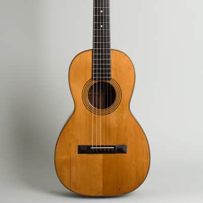 C. F. Martin  2-18 Flat Top Acoustic Guitar,  c. 1880, period black coffin case. image 1