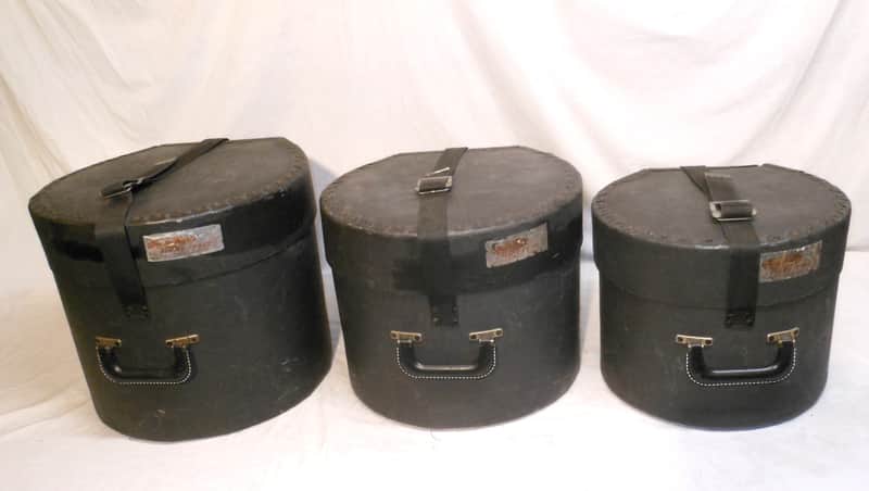 Three Humes & Berg POWER TOM Hard Cases 11x13", 10x12", 9x10" image 1