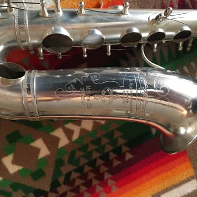 Selmer Model 22 Alto Sax Excellant Restoration 1922 Original Silver Plated 15%Sale image 9