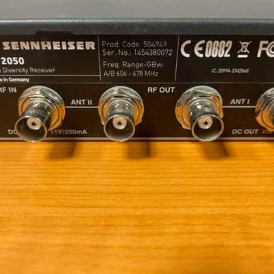 Sennheiser EM2050 GBW Receiver 606MHZ - 678MHZ image 4