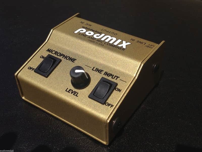 Whirlwind PODMIX Direct Box Line and Mic Passive Mixer image 1