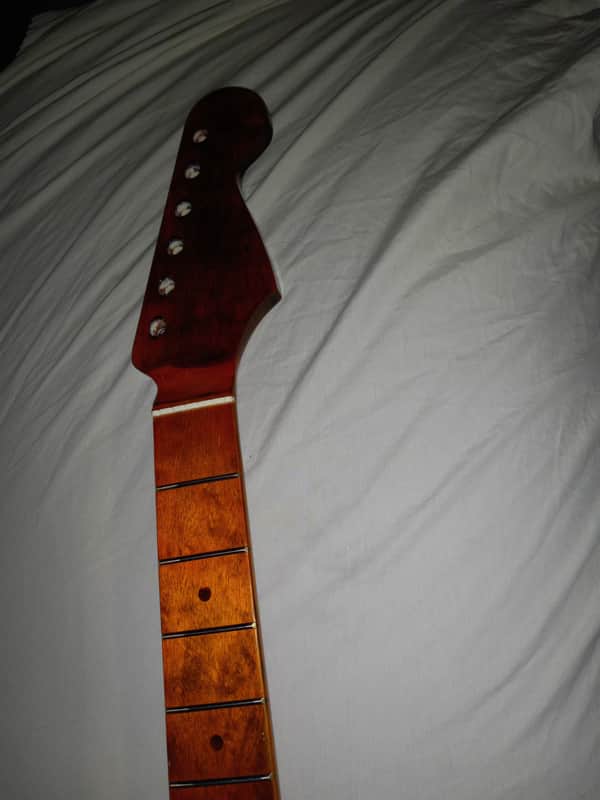 Audio Design Recording  Maple guitar neck 21fret 2000's  high gloss image 1