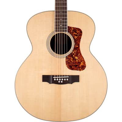 Guild BT-258E 8-String Baritone Deluxe Acoustic-Electric Guitar, Natural