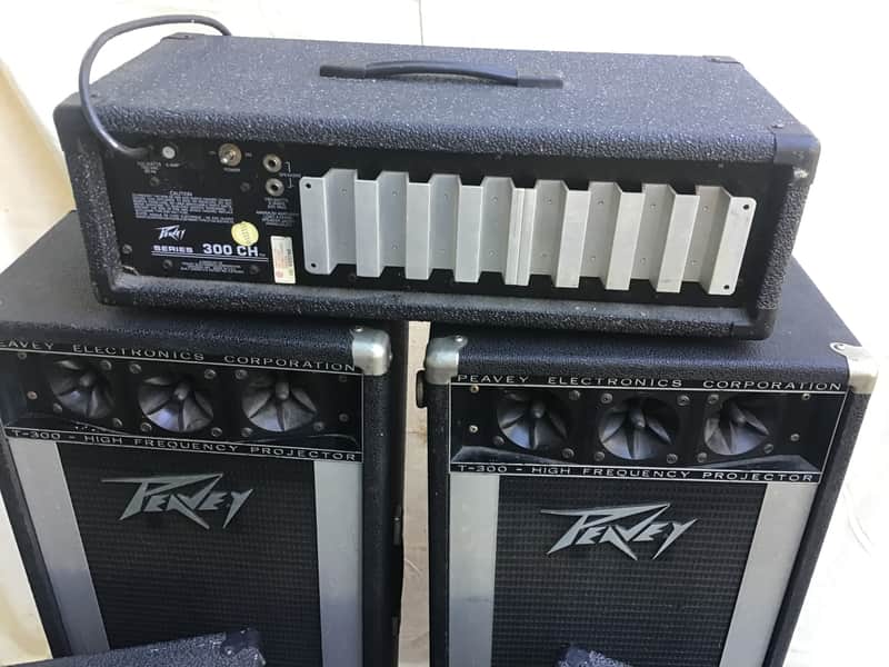 Peavey 1980s Peavey PA system - T-300 Speakers + 112H Enclosures +