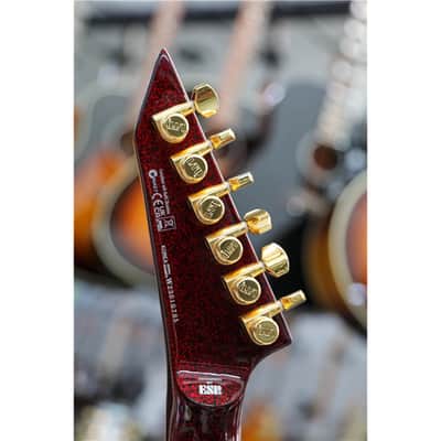 ESP LTD KH-V Red Sparkle Kirk Hammett Signature image 16