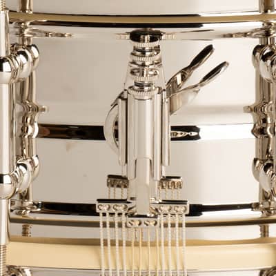 AK Drums Nickel Over Brass Dresdner Type Orchestra Model / Nickel Plated 5.5"x14" image 3