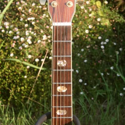 Morris TF-60 D size Guitar Jacaranda Body 1990's - Natural+Hard Case FREE image 5