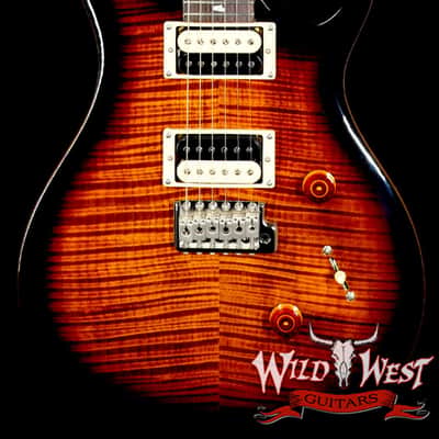Paul Reed Smith PRS SE Custom 24 Black Gold Burst 7.45 LBS image 1
